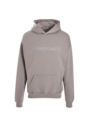 HINNOMINATE rubberised-print hoodie - Neutrals