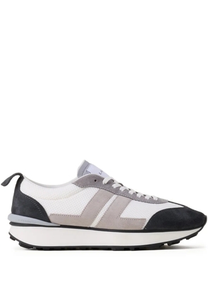 Lanvin Bumper suede panelled sneakers - White