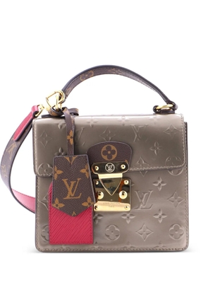 Louis Vuitton Pre-Owned Spring Street NM Handbag Monogram Vernis with Monogram Canvas satchel - Brown