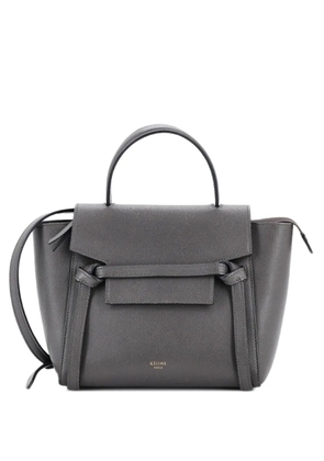 Celine Pre-Owned Belt Bag Textured Leather Nano shoulder bag - Grey