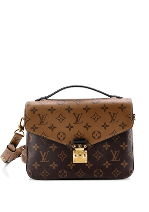 Louis Vuitton Pre-Owned Pochette Metis Reverse Monogram Canvas crossbody bag - Brown