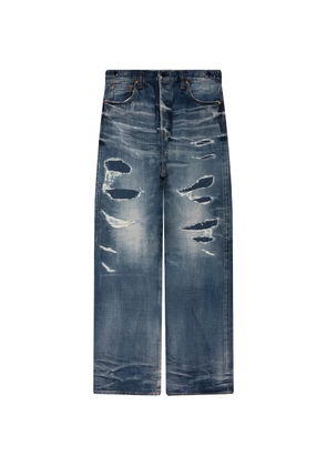 Mastercraft Union repaired relaxed jeans - Blue