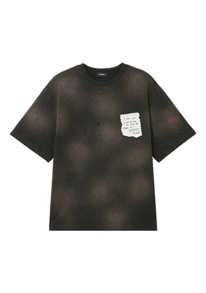 We11done printed T-shirt - Black
