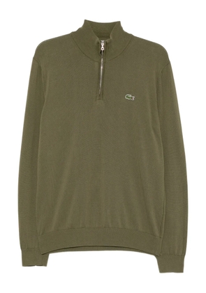 Lacoste cotton high-neck jumper - Green