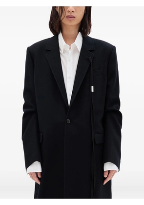 Ann Demeulemeester Thor wool blazer - Black