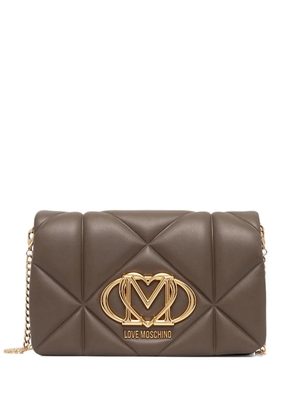Love Moschino Smart Daily cross body bag - Brown