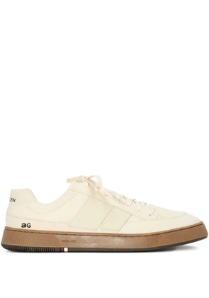 Osklen panelled lace-up sneakers - White