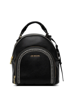 Love Moschino logo-detail top handle backpack - Black