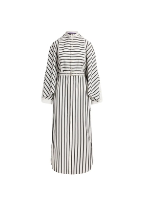 Ralph Lauren Collection Juliana striped belted dress - Black