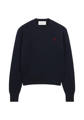 AMI Paris Ami De Coeur crew-neck wool sweater - Blue