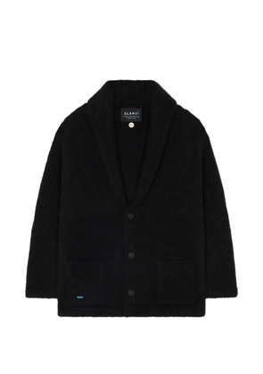 Alanui patch pockets horn buttons cardigan - Black
