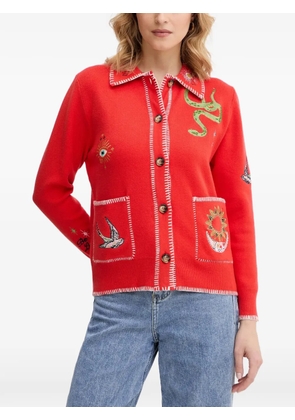 NEVER FULLY DRESSED Mystical embroidered cardigan