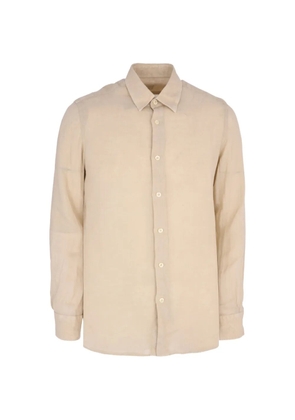 120% Lino contemporary fit shirt - Neutrals