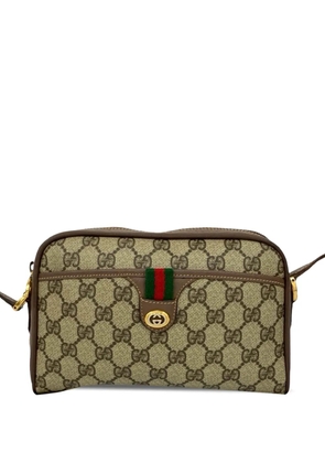 Gucci Pre-Owned 20th Century GG Supreme Web crossbody bag - Brown