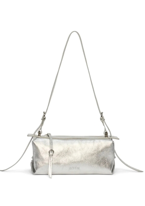 MSGM cylinder strap shoulder bag - Silver