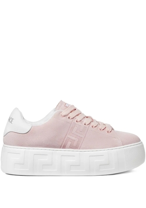 Versace platform logo sneakers - Pink