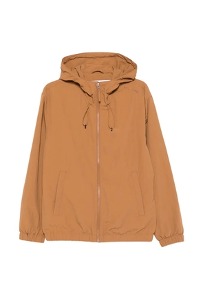 Études Studio zip-up hooded windbreaker - Brown