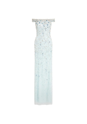 Jenny Packham Jessie beaded dress - Blue