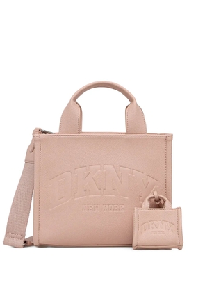 DKNY logo-embossed tote bag - Pink