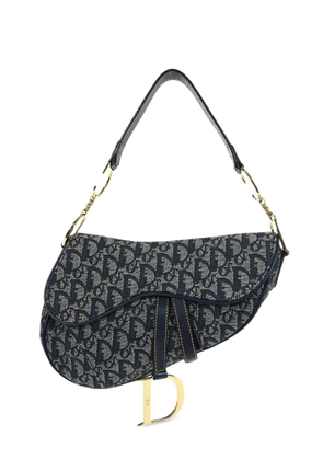 Christian Dior Pre-Owned 2000 Saddle tote bag - Blue