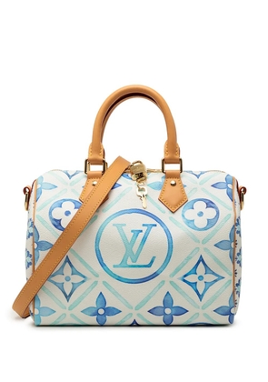 Louis Vuitton Pre-Owned 2021-2026 Monogram Tiles By The Pool Speedy Bandouliere 25 satchel - Blue