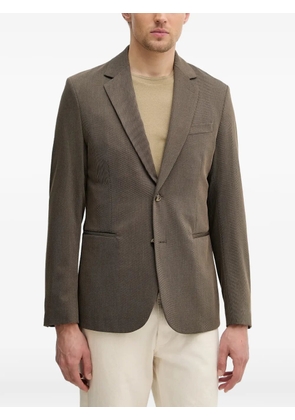 Sisley single-breasted blazer - Brown