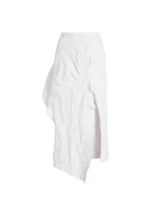 Proenza Schouler Hansly ruffled midi skirt - White