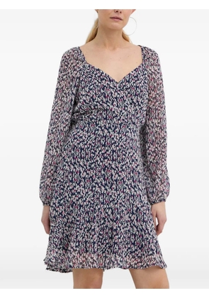 Morgan V-neck mini dress - Blue