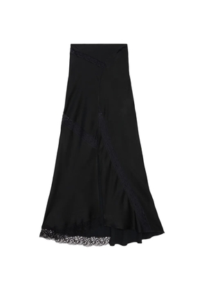 MSGM lace panel maxi skirt - Black