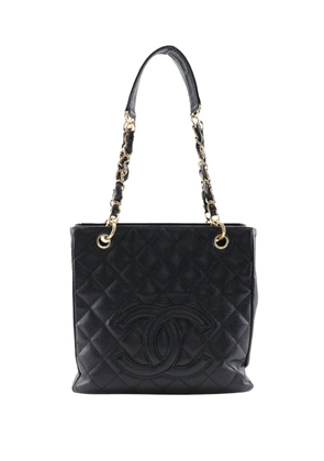CHANEL Pre-Owned 2004-2005 Caviar Petite Shopping tote bag - Black