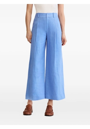 Smythe cropped flared trousers - Blue