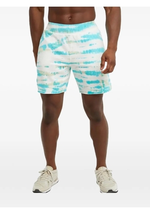 Champion wave dye portal teal shorts - White