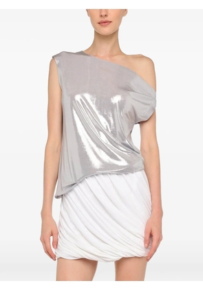 Norma Kamali drop shoulder top - Silver