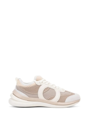 Ferragamo net detail sneakers - Neutrals