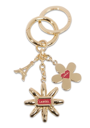 Lancel Champ de Mars logo-engraved keyring - Gold