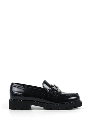 Karl Lagerfeld chain-detail loafers - Black