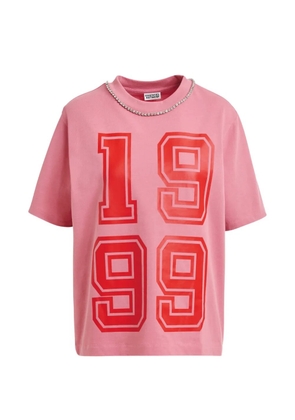 Essentiel Antwerp numeric-print T-shirt - Pink
