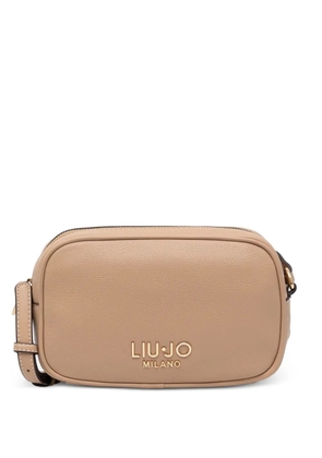 LIU JO logo strap cross body bag - Neutrals