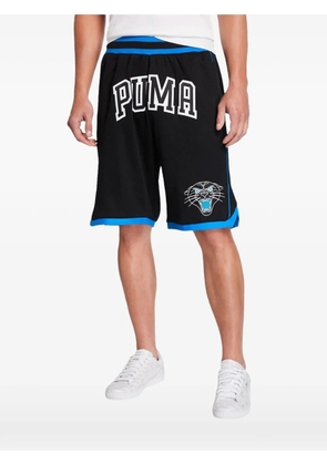 PUMA logo track shorts - Black