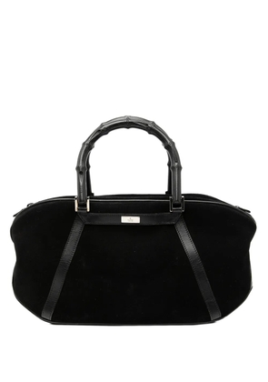Gucci Pre-Owned 20th Century Bamboo Suede handbag - Black