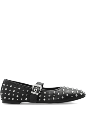 AllSaints Holly studded ballet flats - Black