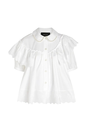 Simone Rocha ruffled shirt - White