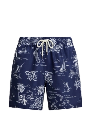 Polo Ralph Lauren printed swim shorts - Blue