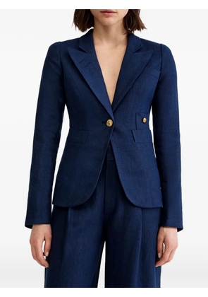 Smythe single-breasted wool blazer - Blue