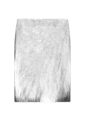 MSGM textured skirt - Silver