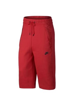 Nike tech fleece capri trousers - Red