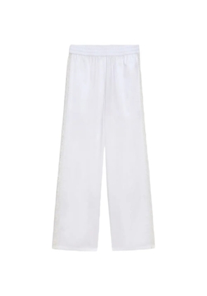 MSGM lace-detail trousers - White
