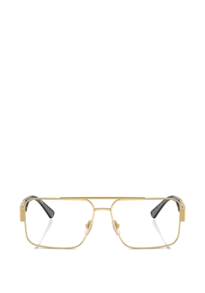 Versace Eyewear Greca navigator glasses - Gold