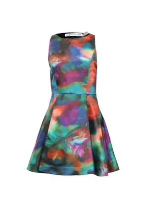 alice + olivia lace-detail dress - Blue