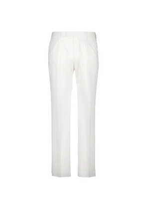 Boglioli cotton flared trousers - White